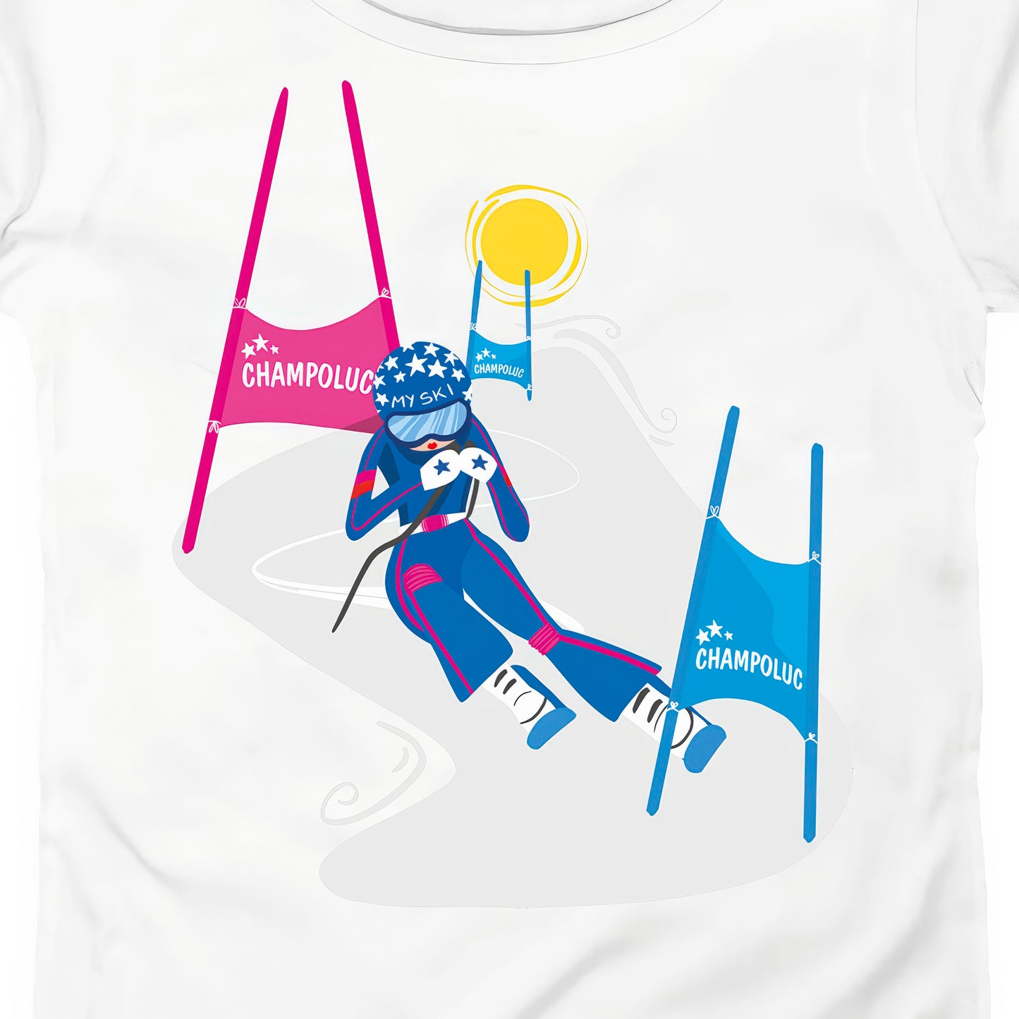 T-SHIRT DONNA GGIRL-024-W BIANCO