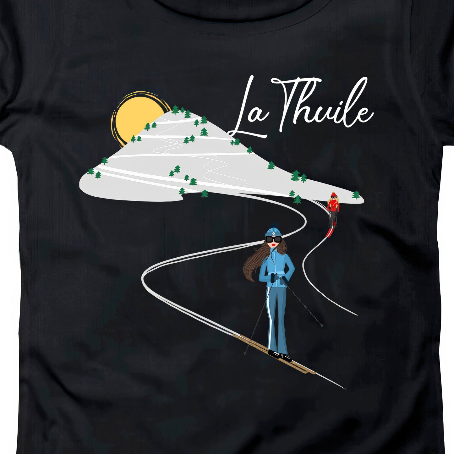 T-SHIRT DONNA GGIRL-029-W NERO