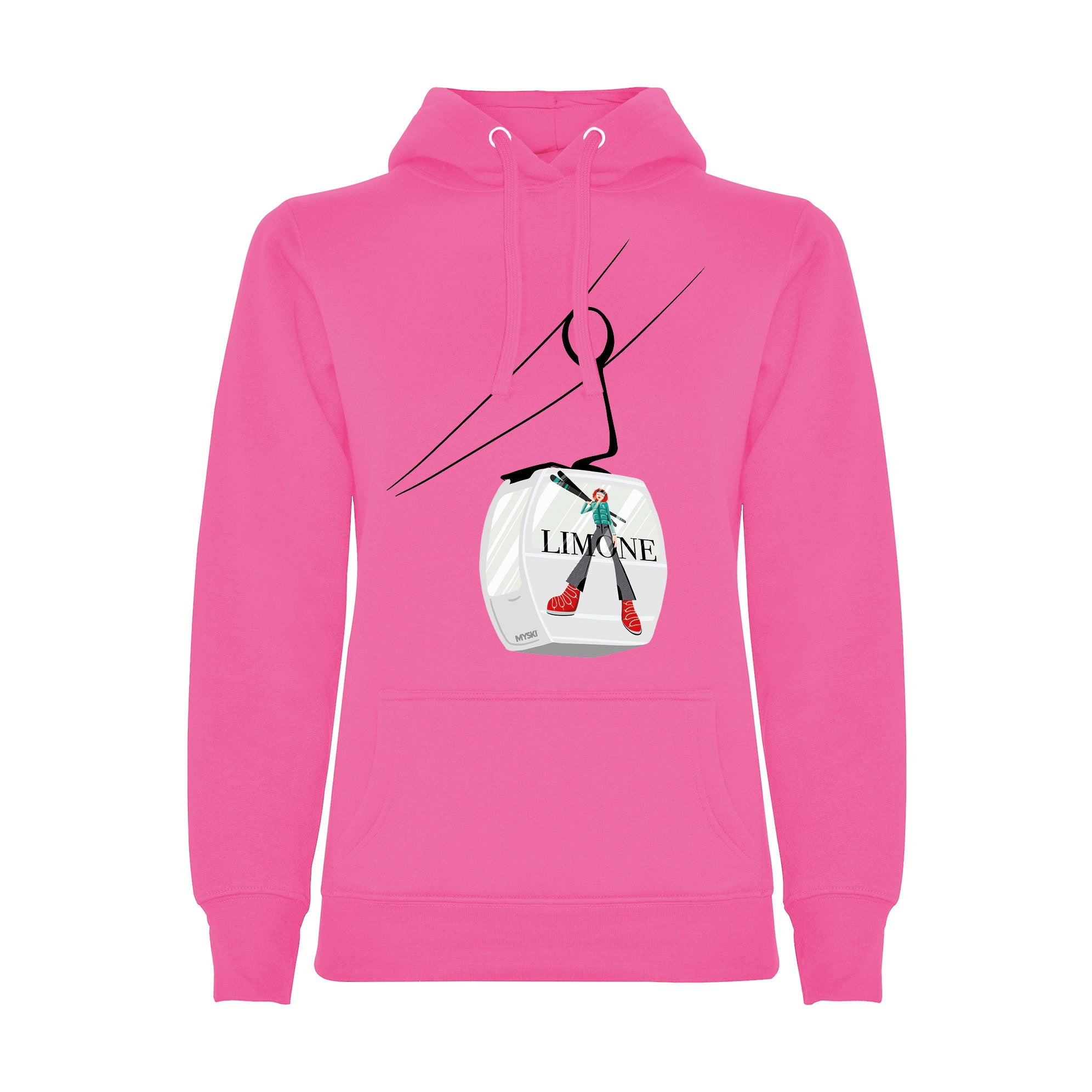 FELPA DONNA GGIRL-030-W-FE FUCSIA