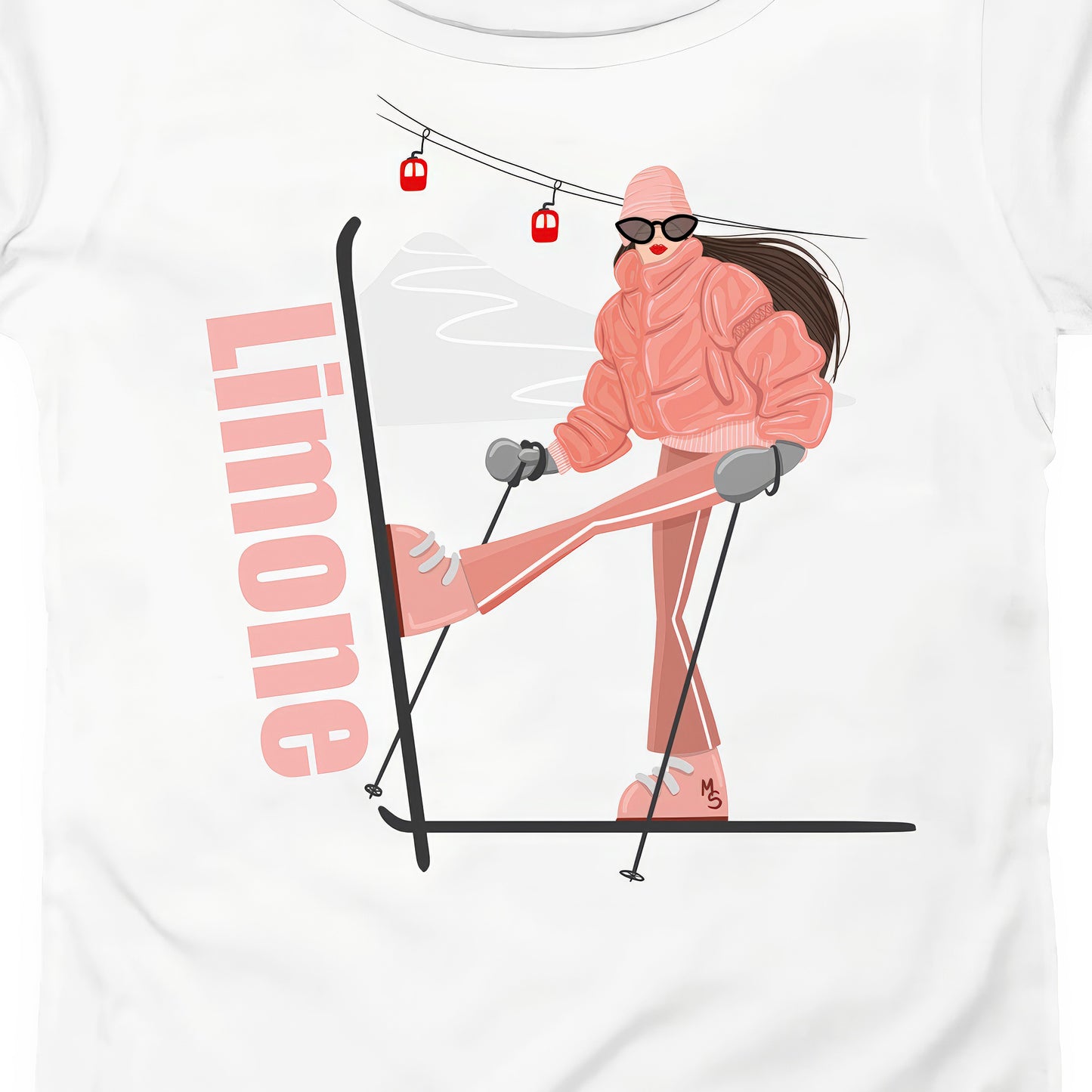 T-SHIRT DONNA GGIRL-032-W BIANCO