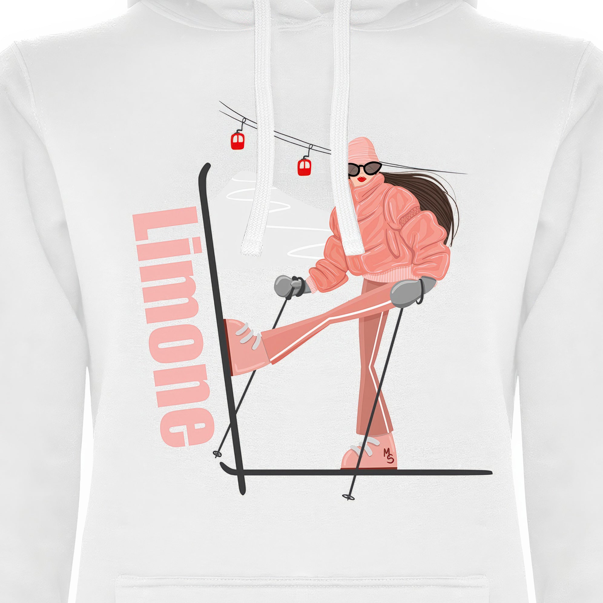 FELPA DONNA GGIRL-032-W-FE BIANCO