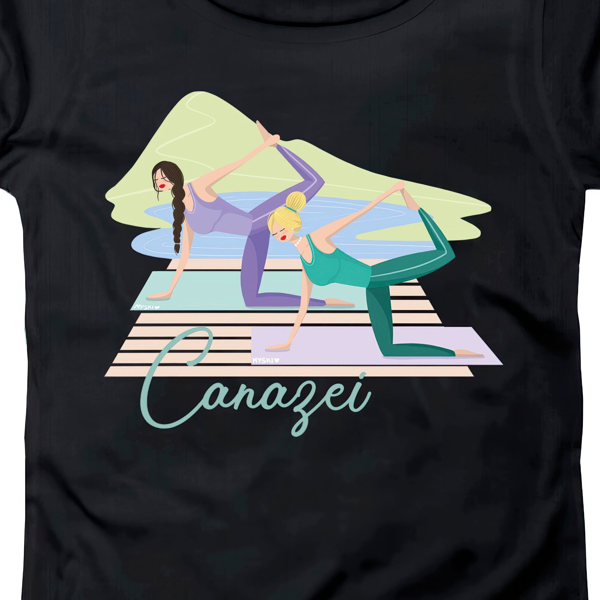 T-SHIRT DONNA GGIRL-053-W NERO