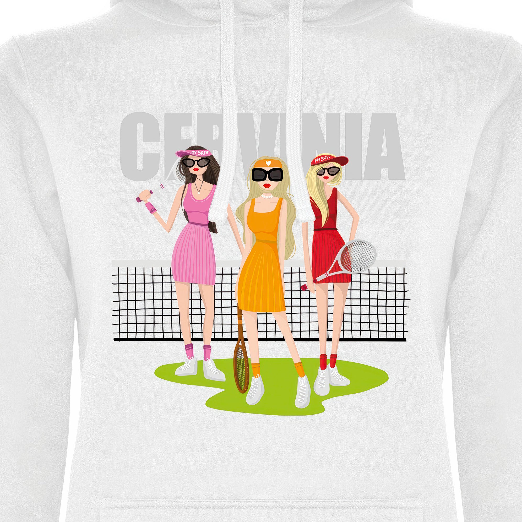 FELPA DONNA GGIRL-054-W-FE BIANCO