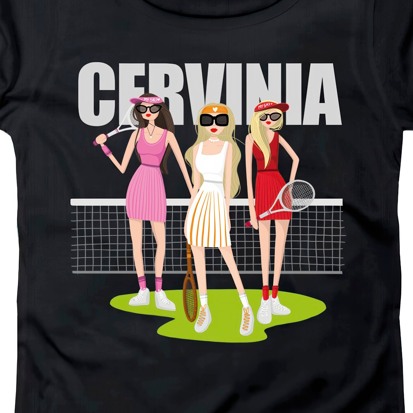 T-SHIRT DONNA GGIRL-055-W NERO