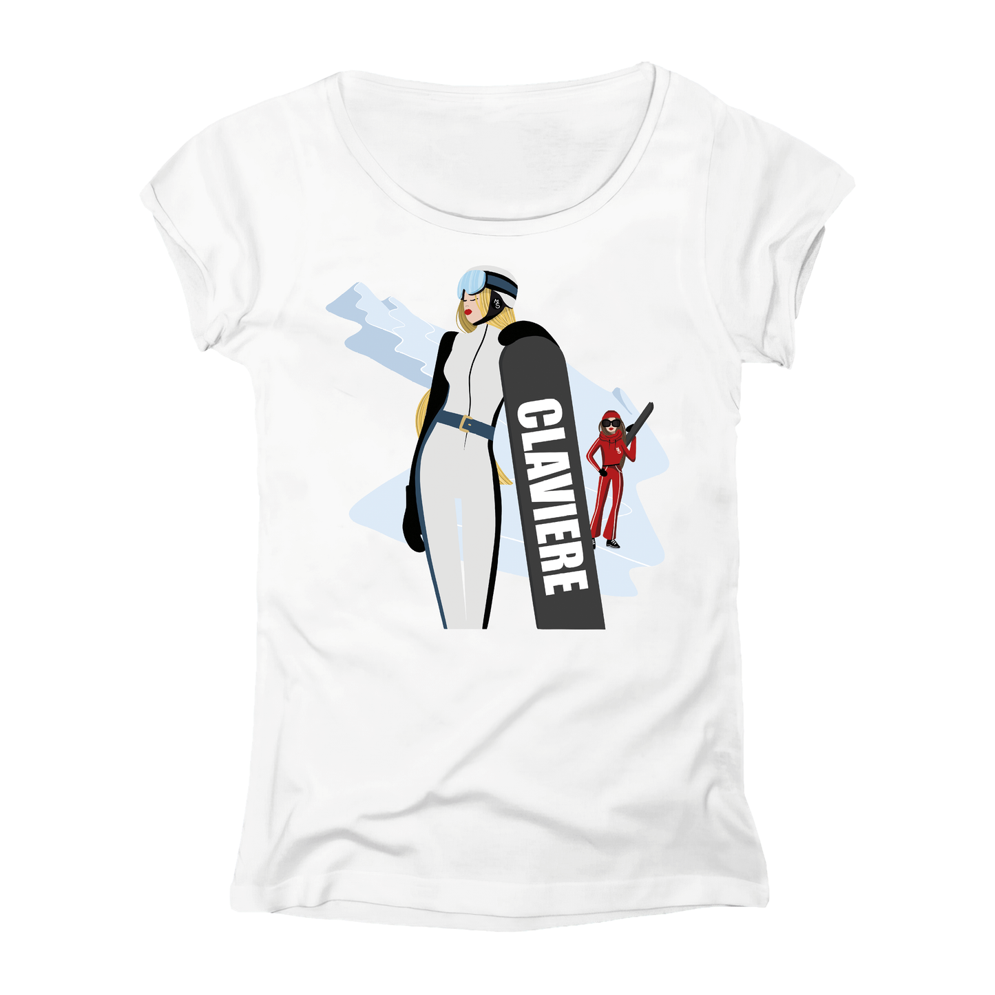 T-shirt donna GGIRL-060-W-BIANCO