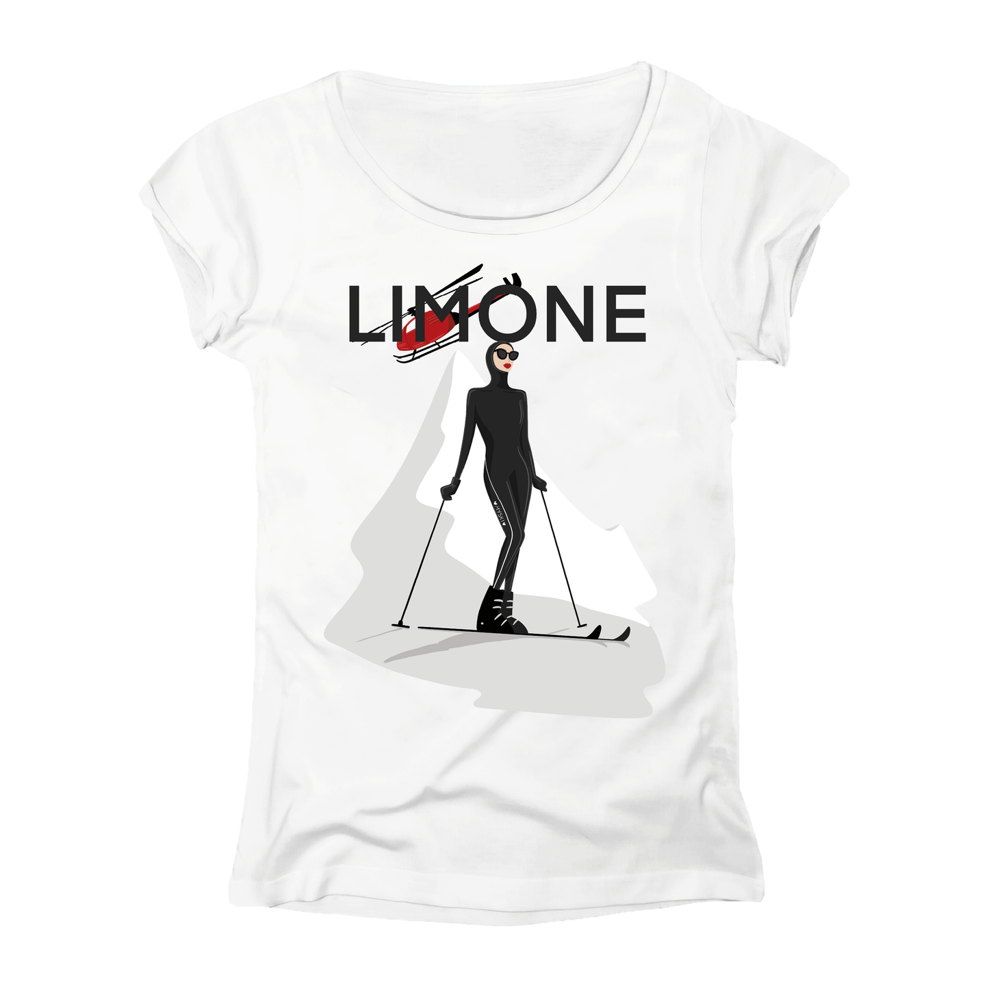 T-shirt donna GGIRL-062-W-BIANCO