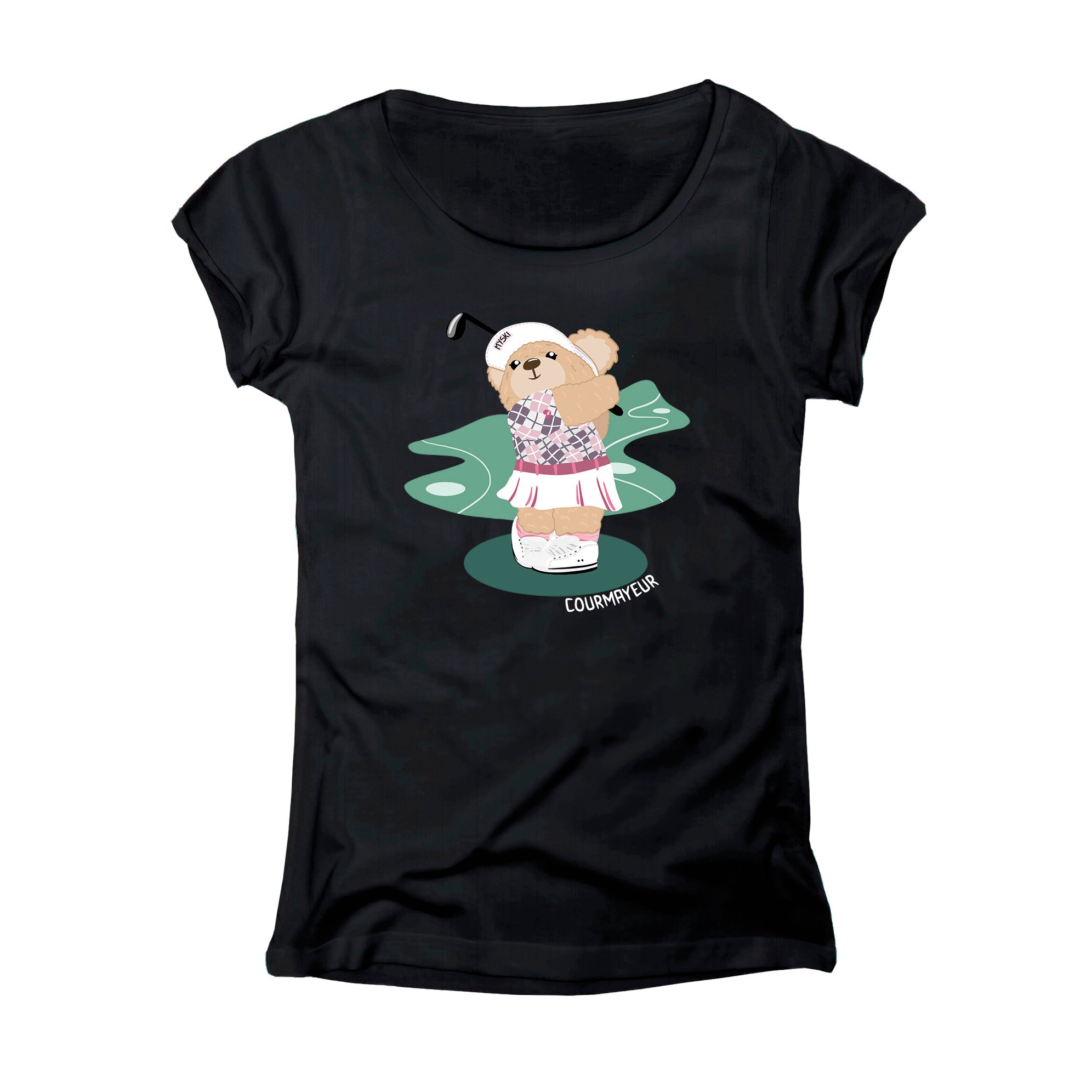 T-SHIRT DONNA LBEA-101-W NERO