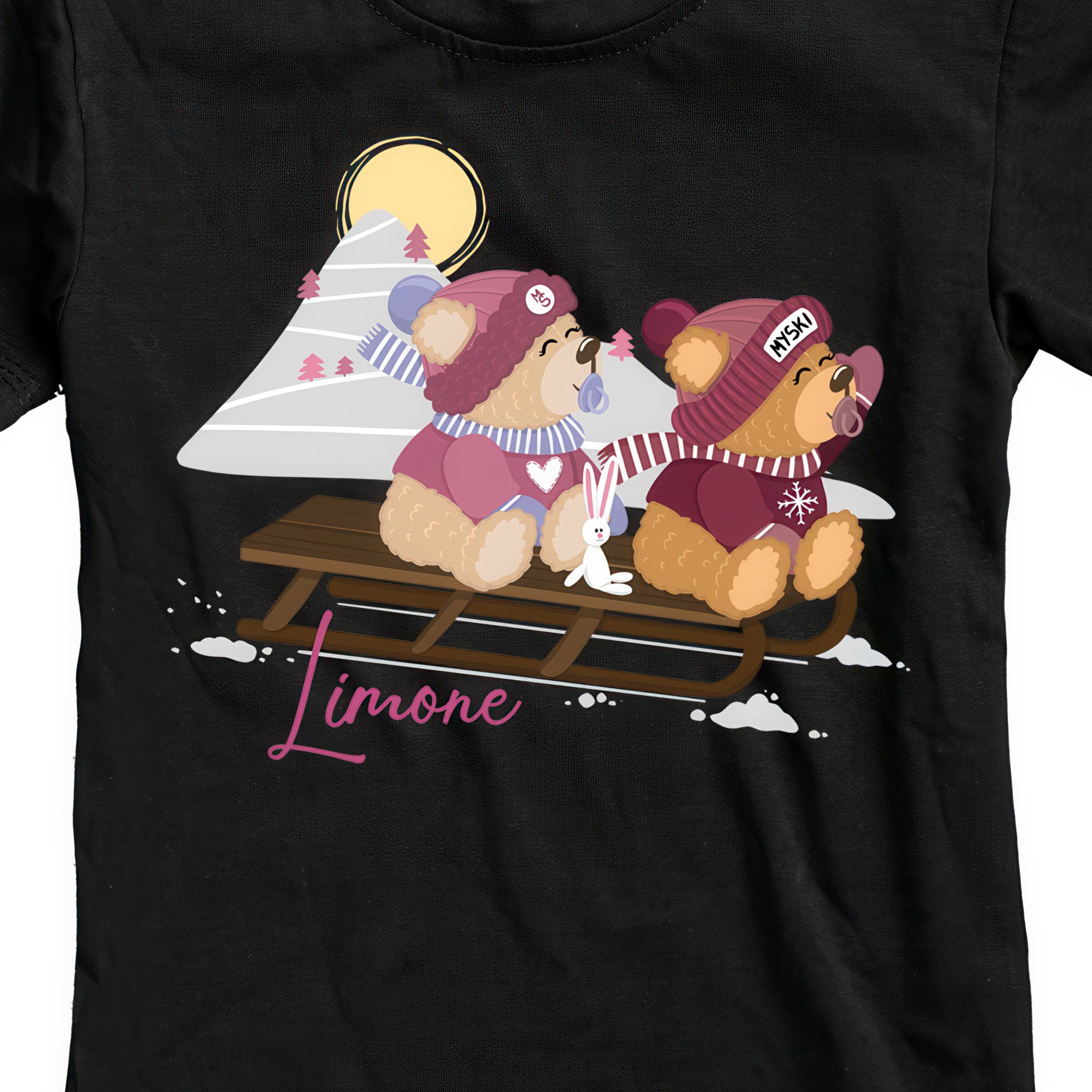 T-SHIRT JUNIOR LBEA-110-JF NERO