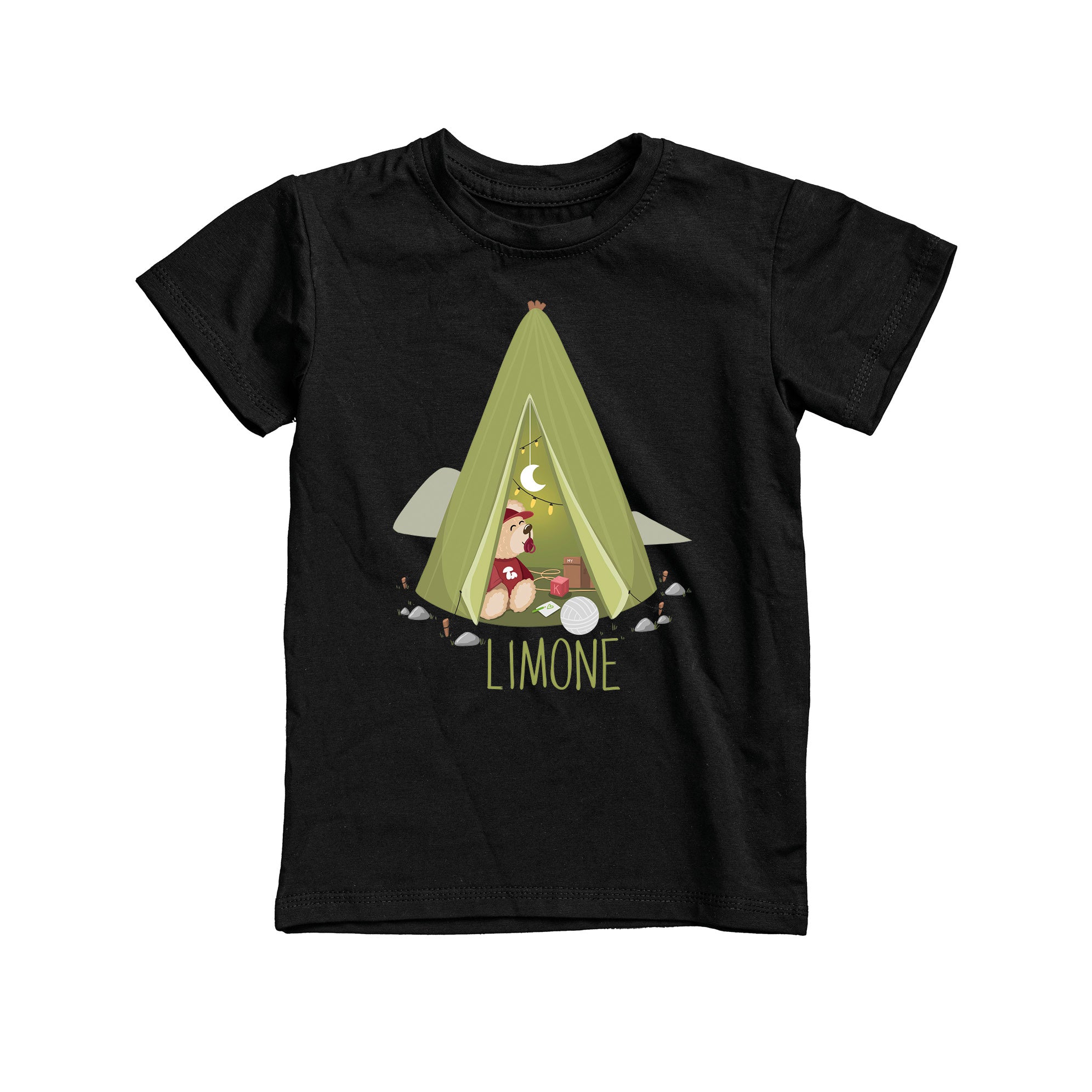 T-SHIRT JUNIOR LBEA-118-JM NERO