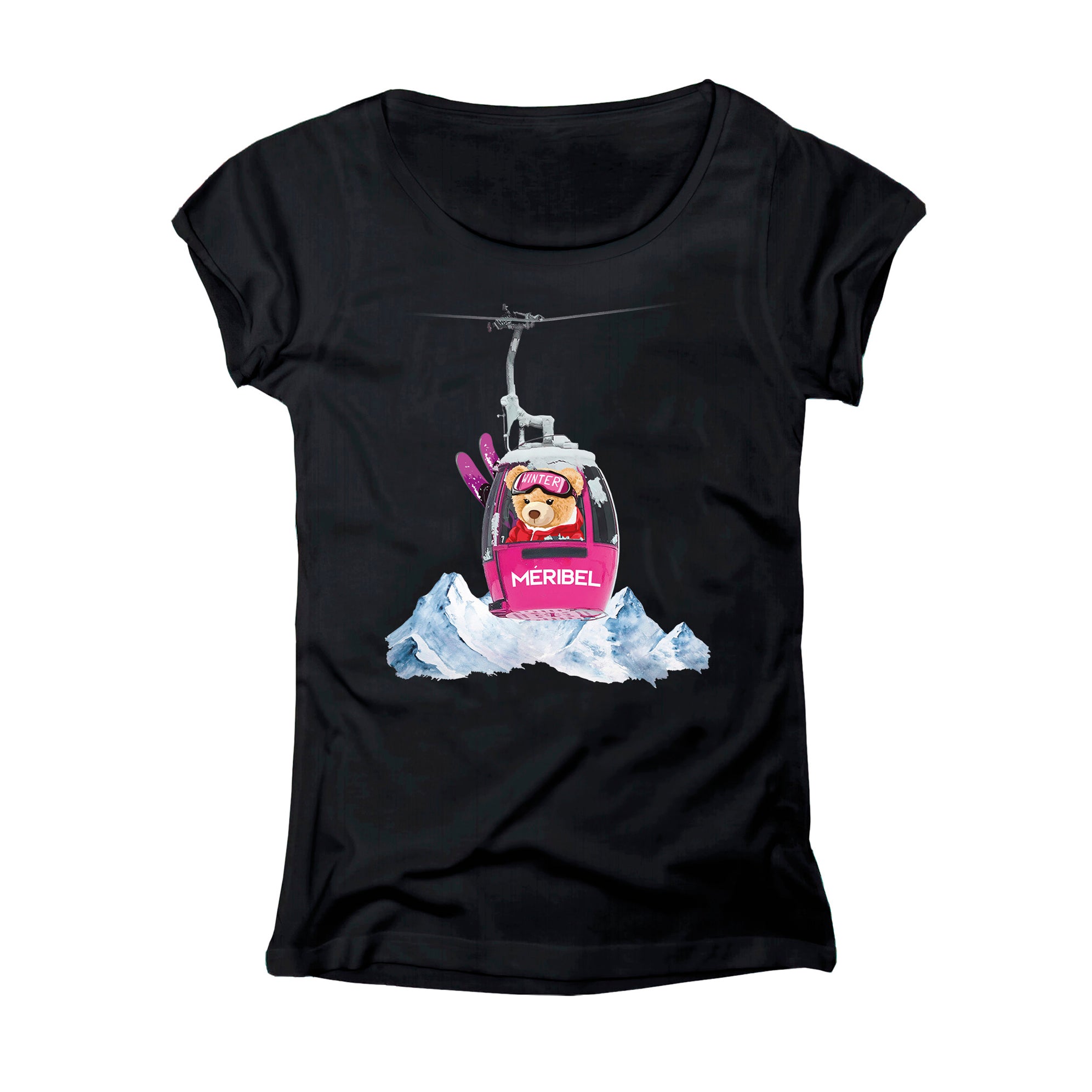 T-SHIRT DONNA LBEA-CAB-005-W NERO