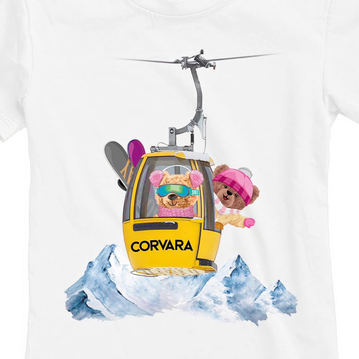 T-SHIRT JUNIOR LBEA-CAB-006-JF BIANCO