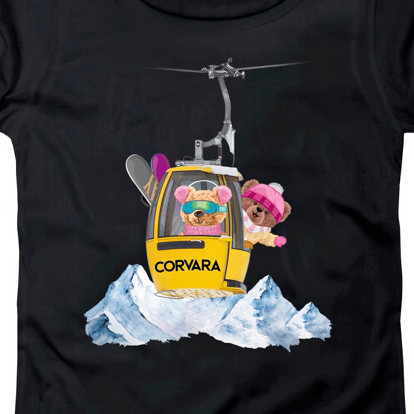 T-SHIRT DONNA LBEA-CAB-006-W NERO