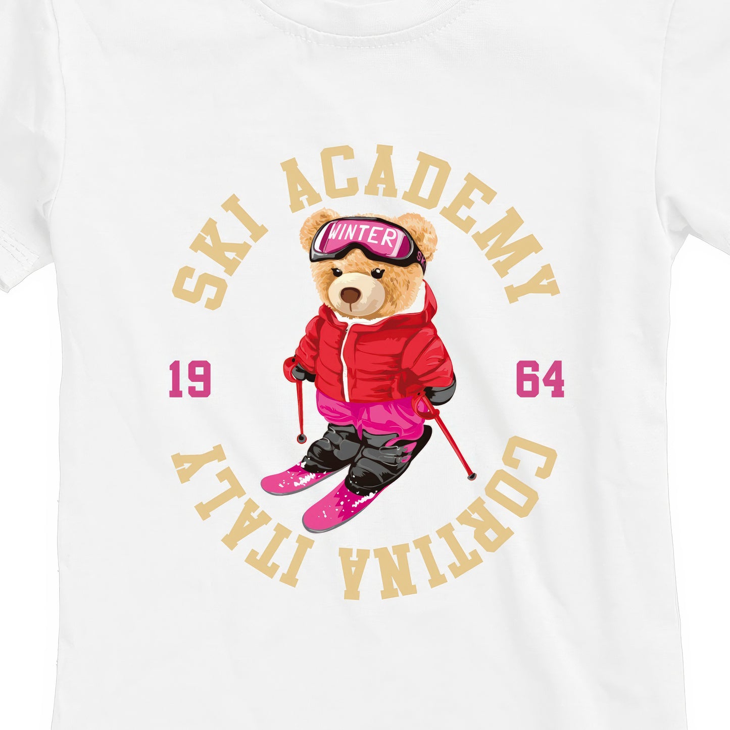 T-SHIRT JUNIOR LBEA-LOG-004-JF BIANCO