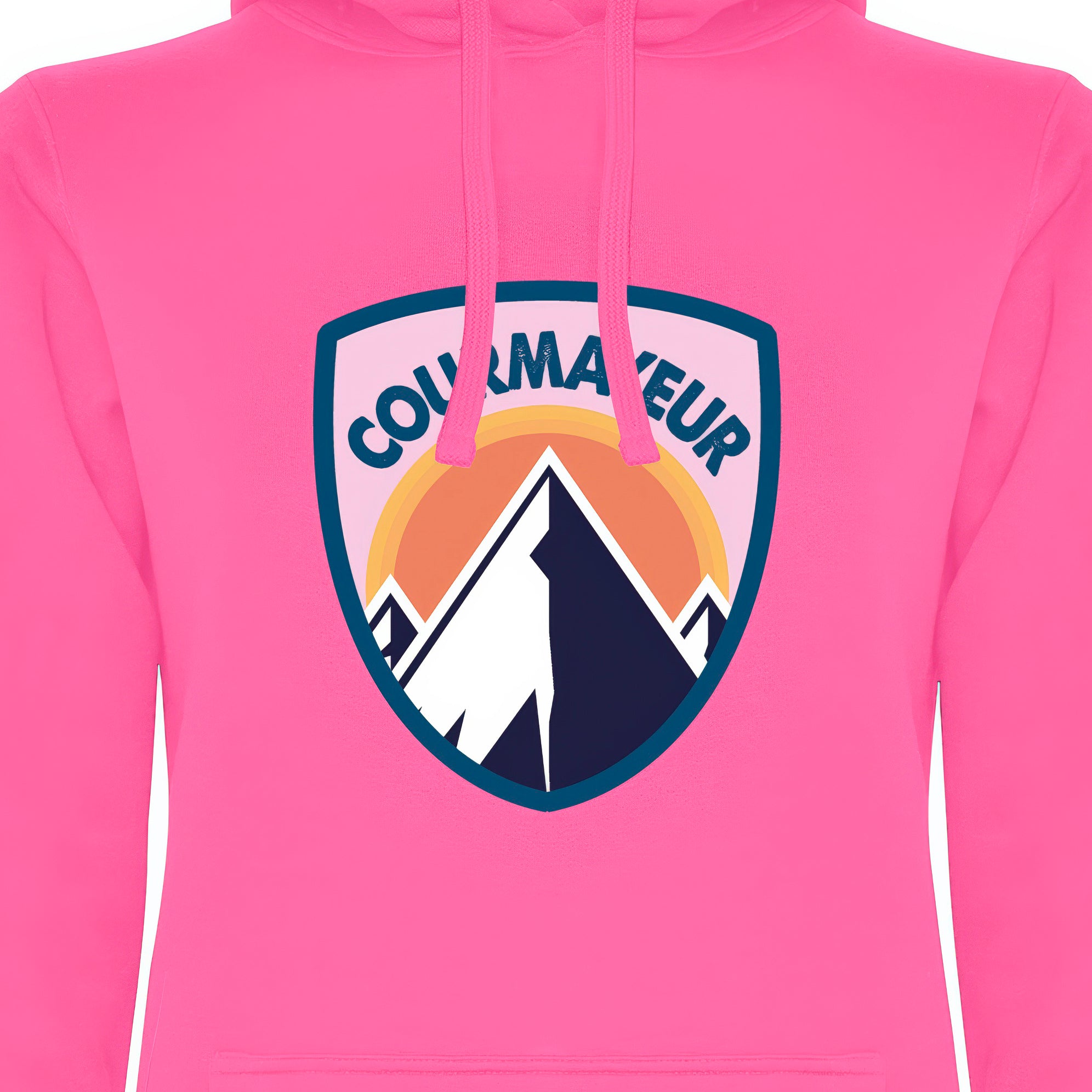 FELPA DONNA LOGO-001-W-FE FUCSIA