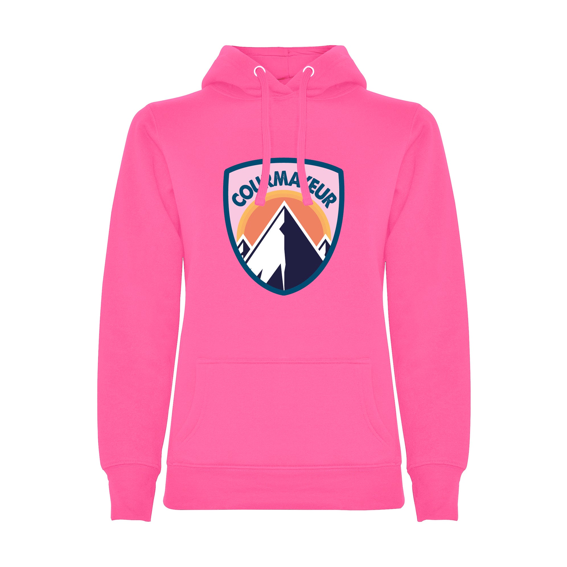 FELPA DONNA LOGO-001-W-FE FUCSIA