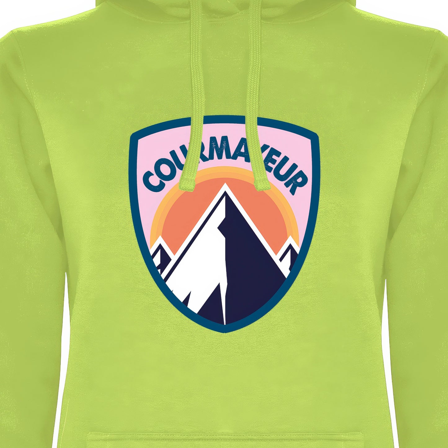 FELPA DONNA LOGO-001-W-FE PISTACCHIO