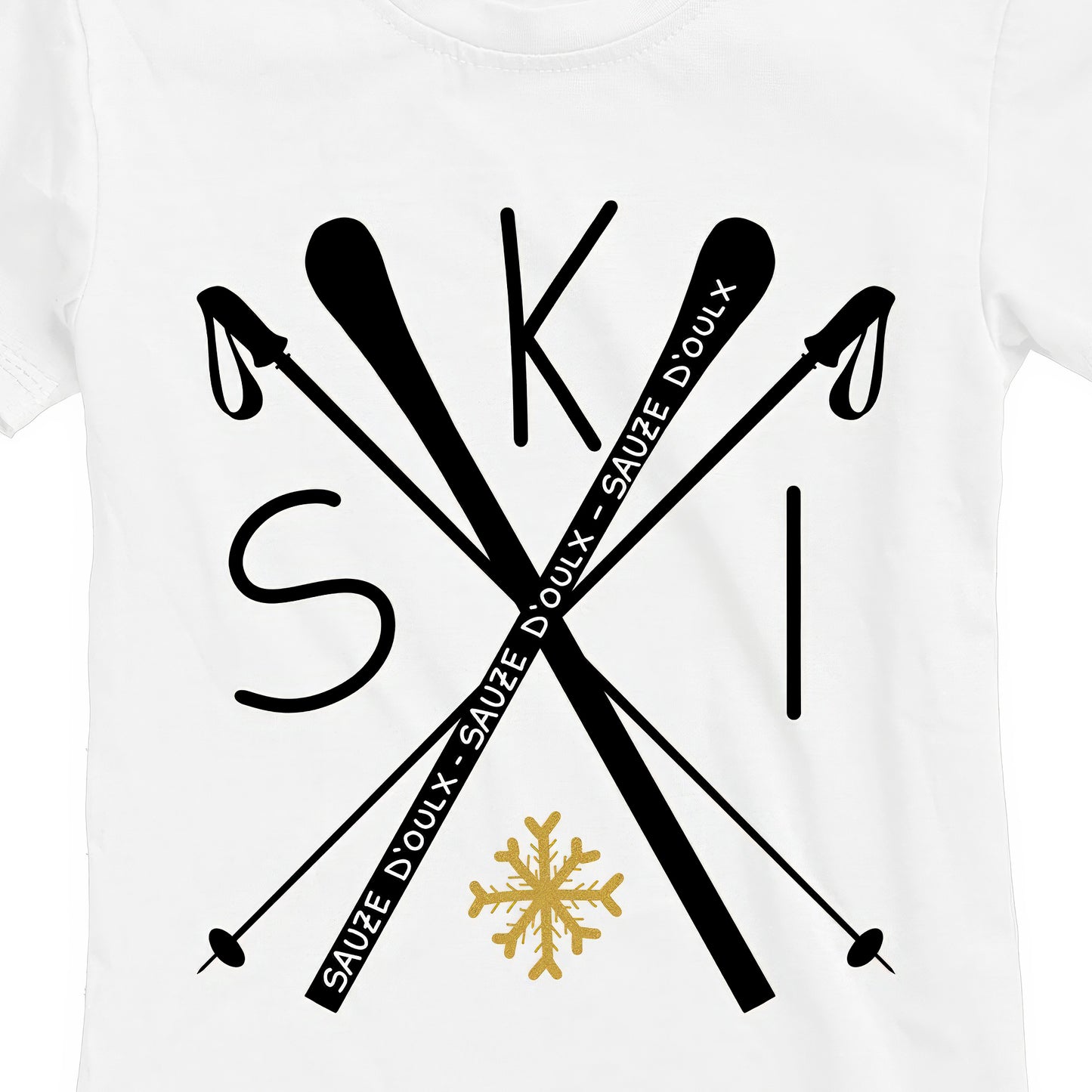 T-SHIRT JUNIOR LOGO-006-JF BIANCO