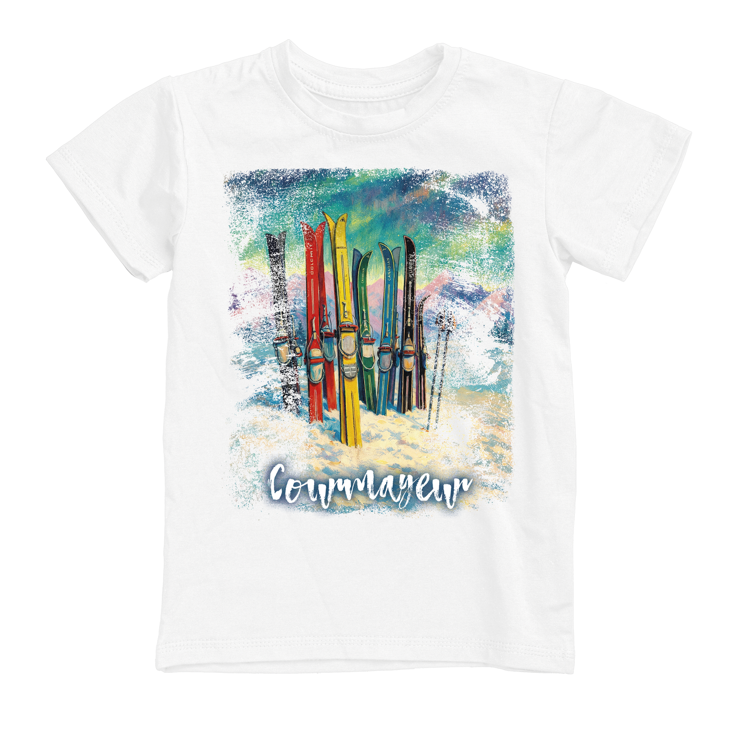 T-shirt uomo OLDPRINT-001-M-BIANCO