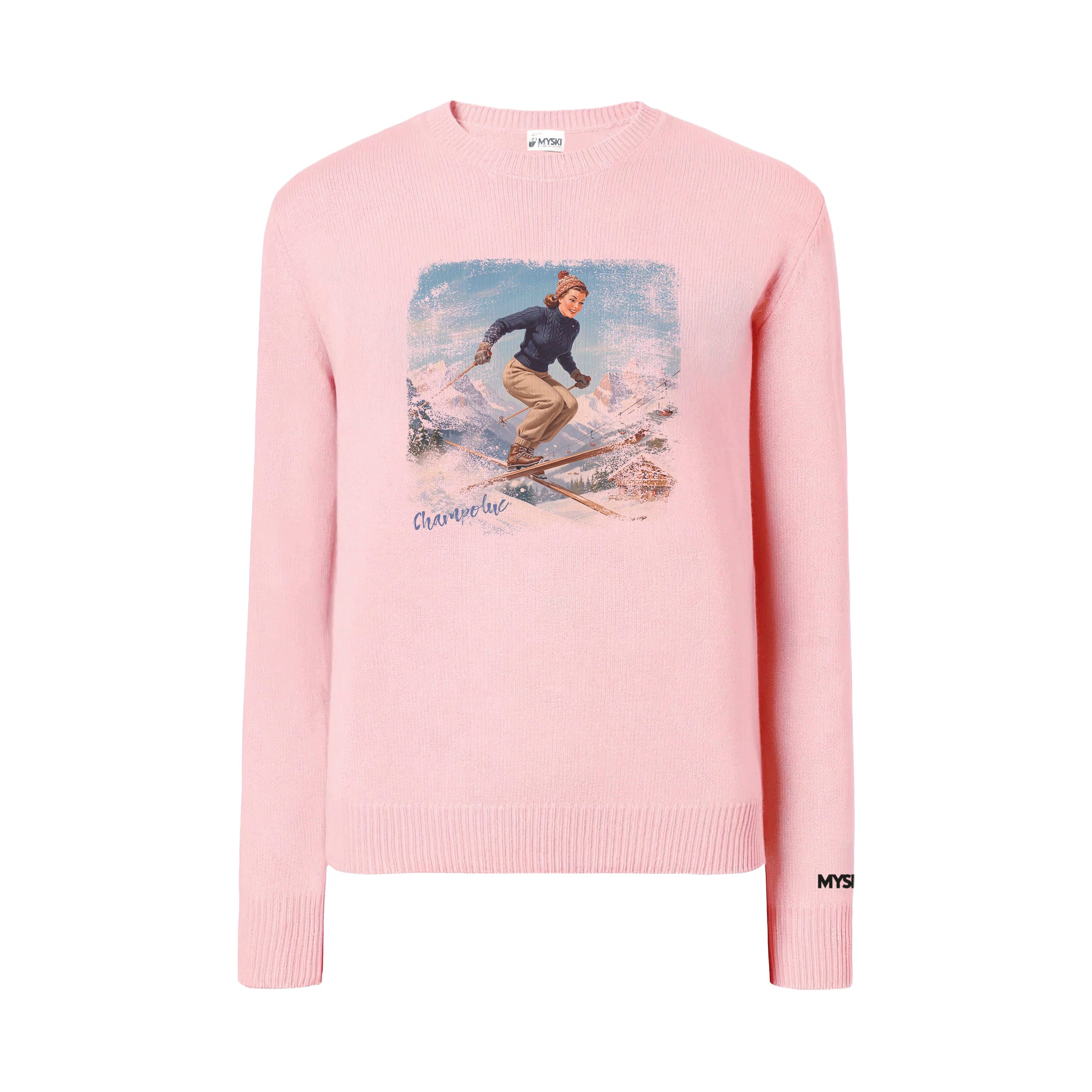 Maglione donna OLDPRINT-003-W-MAGL-ROSA
