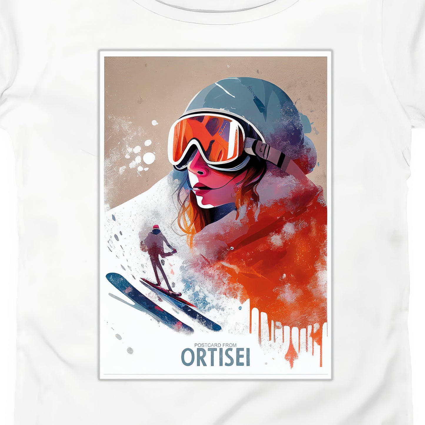 T-SHIRT DONNA POST-001-W BIANCO