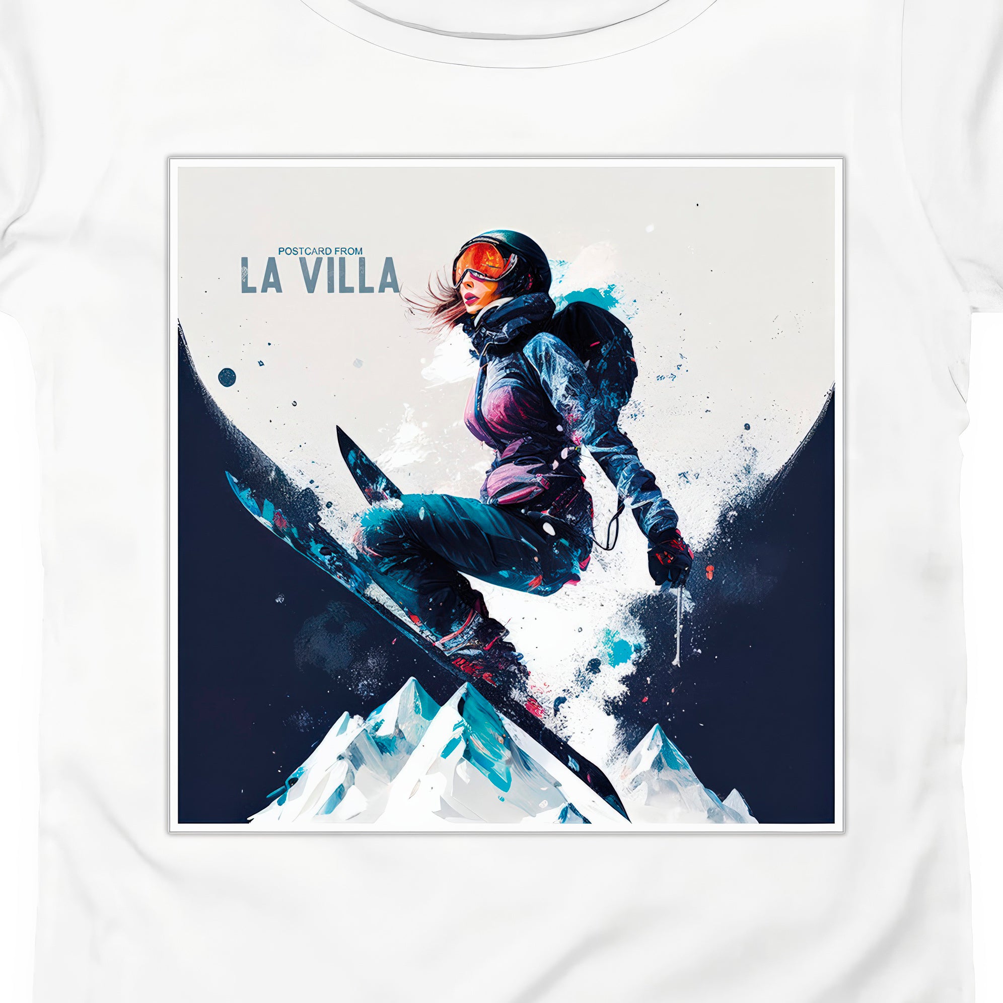 T-SHIRT DONNA POST-002-W BIANCO