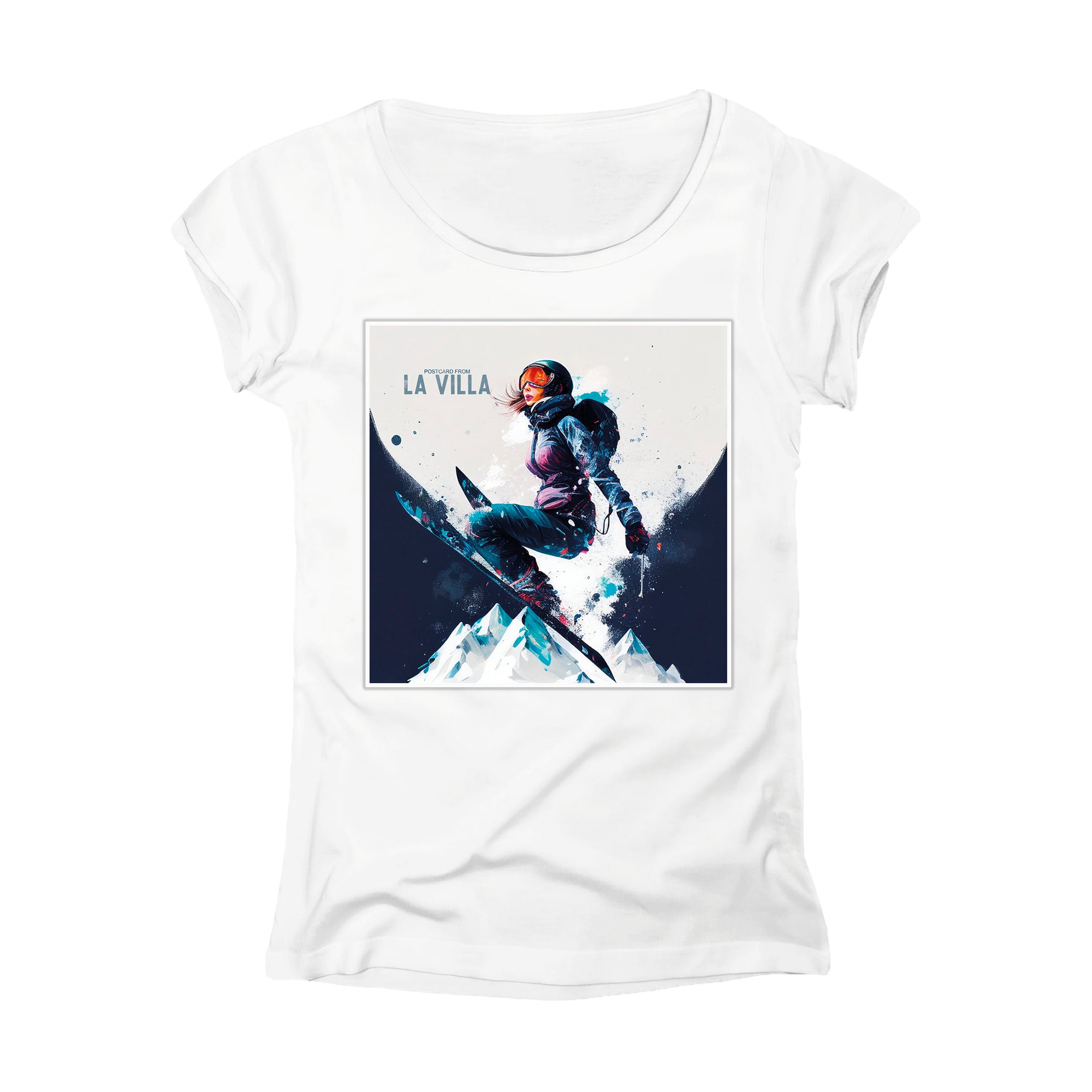 T-SHIRT DONNA POST-002-W BIANCO