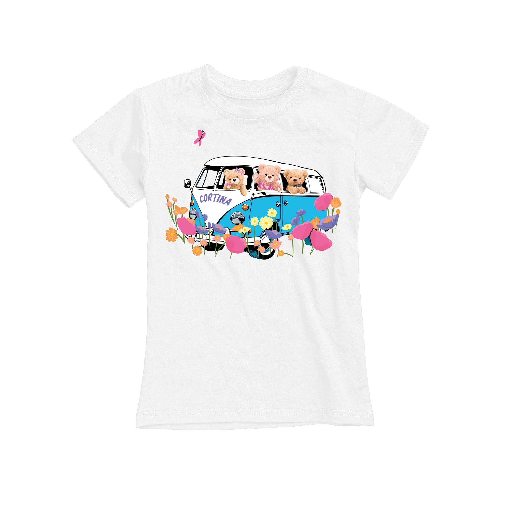 T-SHIRT JUNIOR TEDDY-001-JF BIANCO