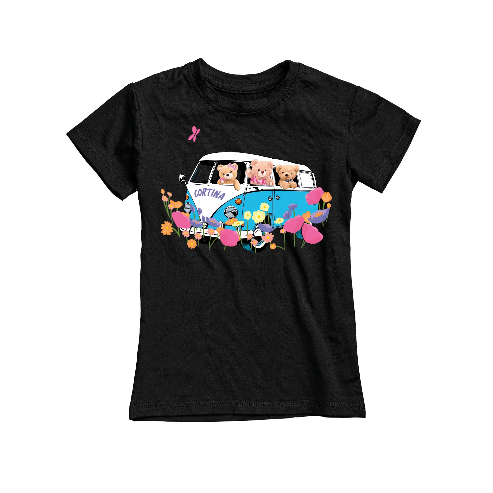 T-SHIRT JUNIOR TEDDY-001-JF NERO