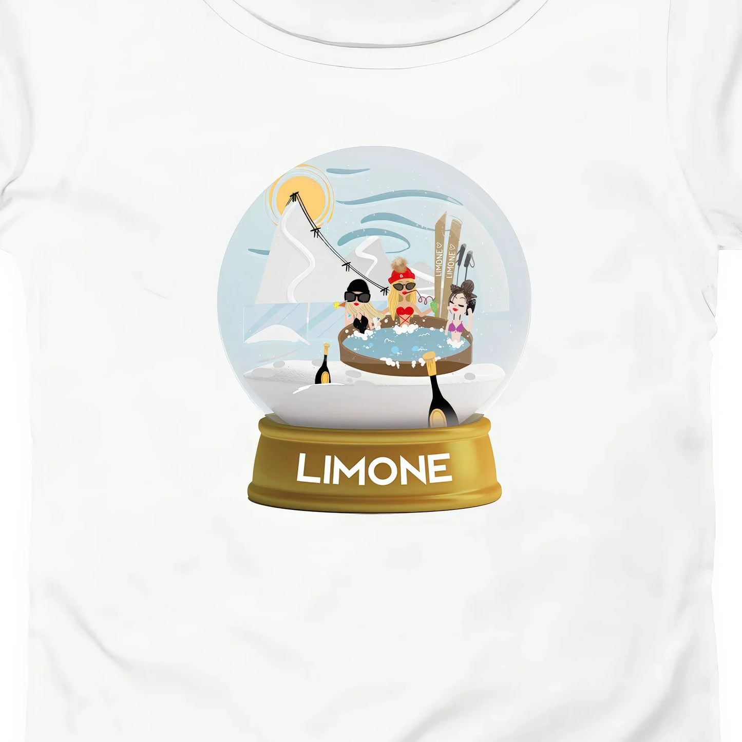 T-SHIRT DONNA BALL-002-W BIANCO