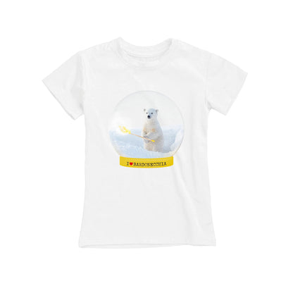 T-SHIRT JUNIOR BALL-101-JF BIANCO