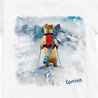 T-SHIRT UOMO BEAR-001-M BIANCO