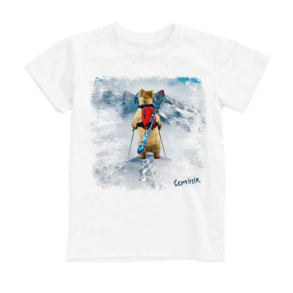 T-SHIRT UOMO BEAR-001-M BIANCO