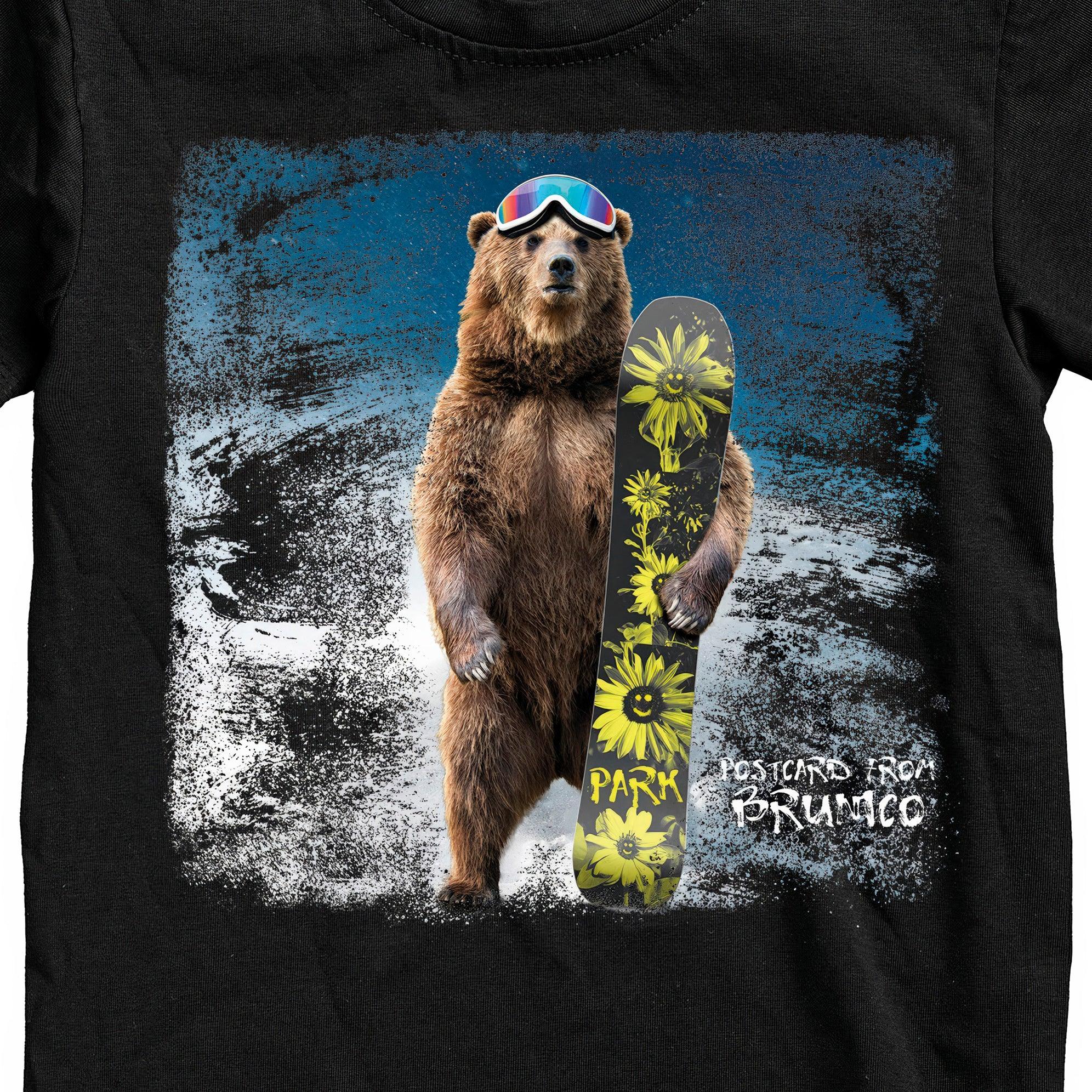 T-SHIRT UOMO BEAR-009-M NERO
