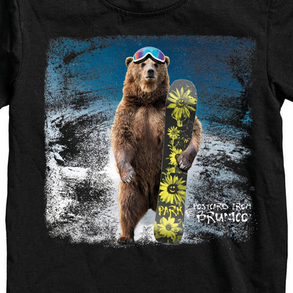 T-SHIRT UOMO BEAR-009-M NERO