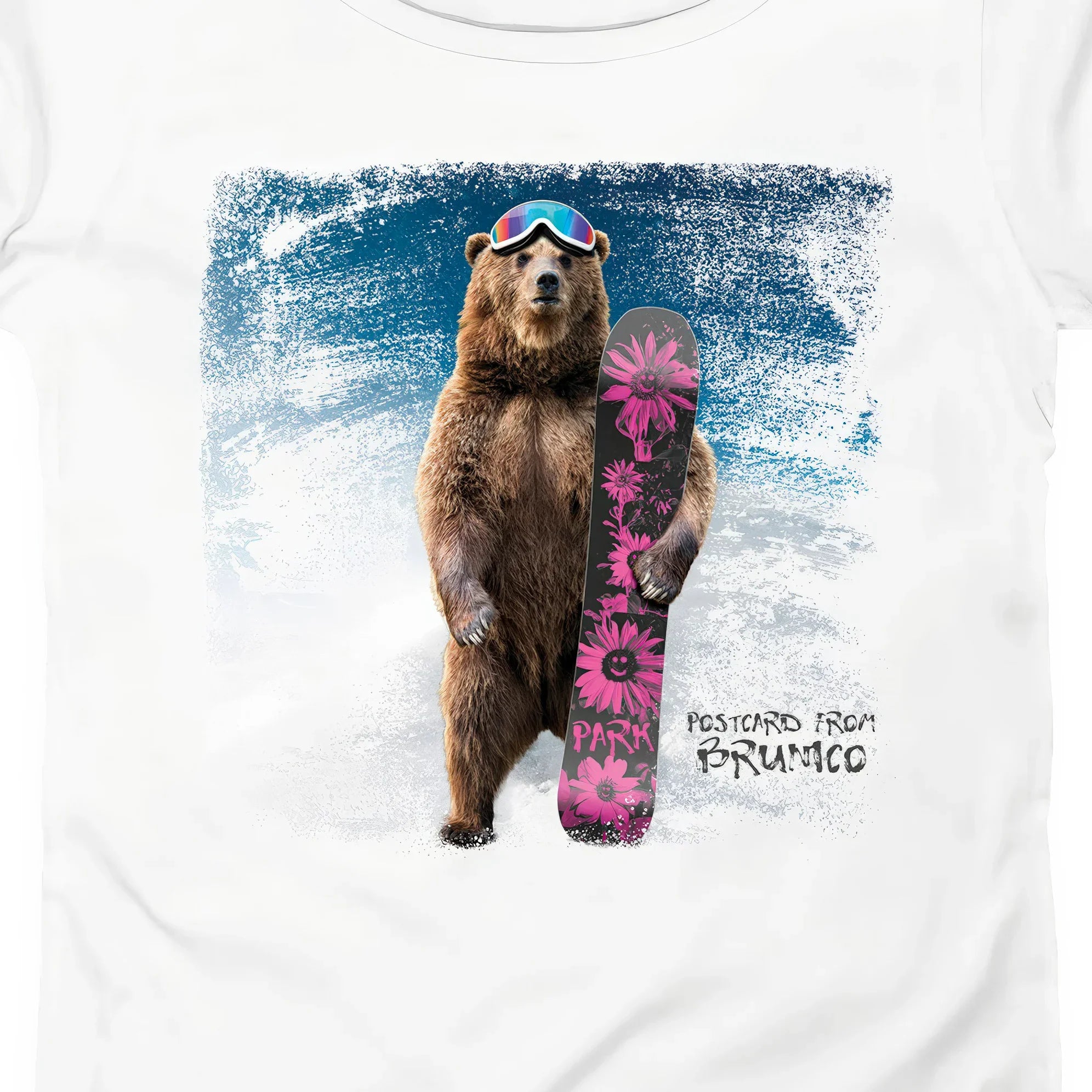 T-SHIRT DONNA BEAR-009-W BIANCO