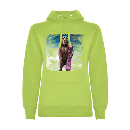 FELPA DONNA BEAR-009-W-FE2 PISTACCHIO