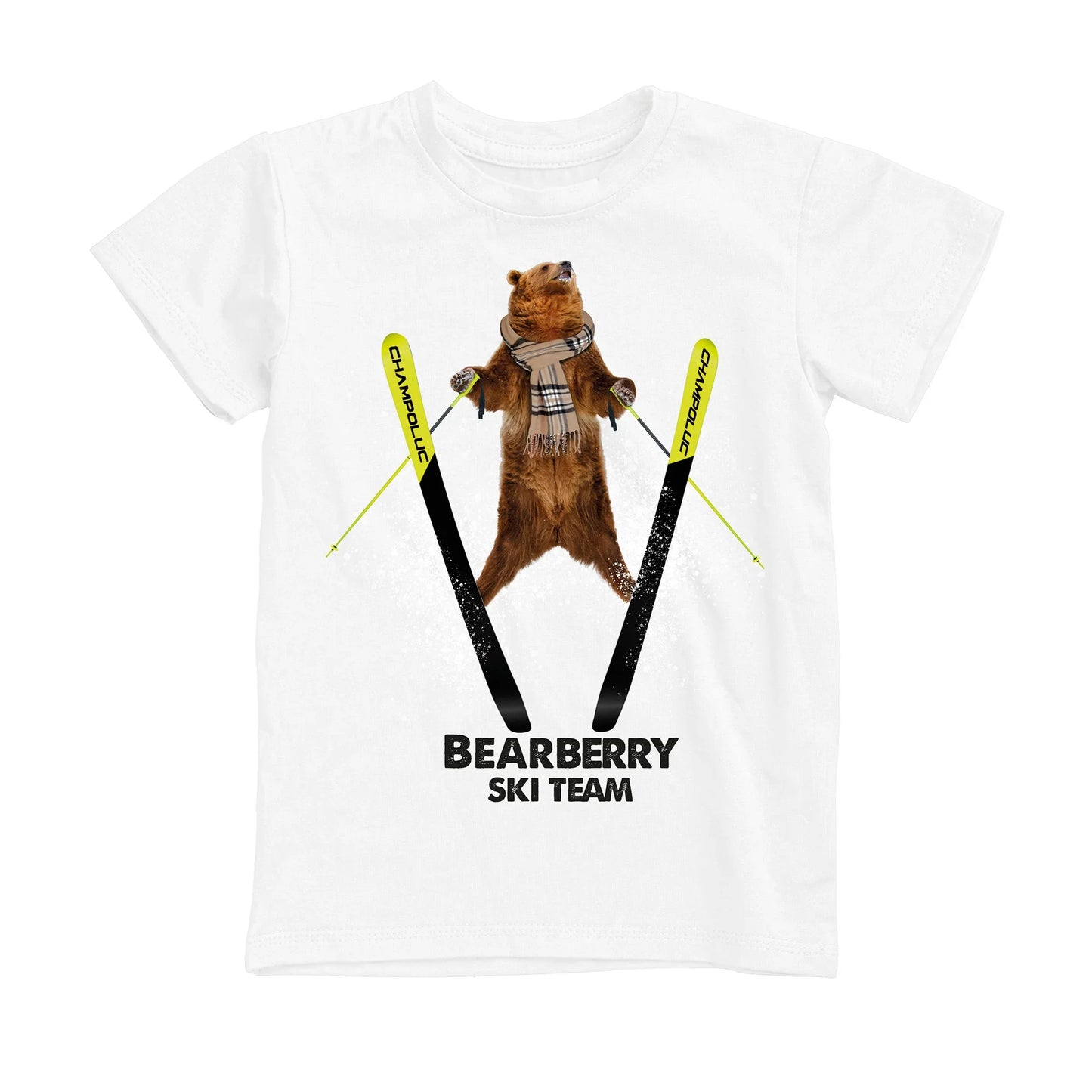 T-SHIRT UOMO BEAR-011-M BIANCO