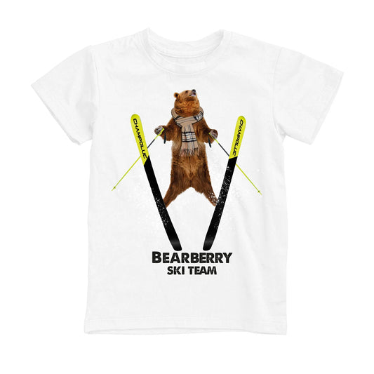 T-SHIRT UOMO BEAR-011-M BIANCO