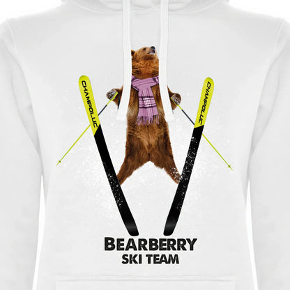 FELPA DONNA BEAR-011-W-FE BIANCO