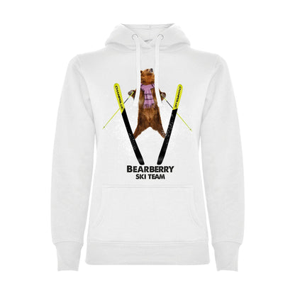 FELPA DONNA BEAR-011-W-FE BIANCO