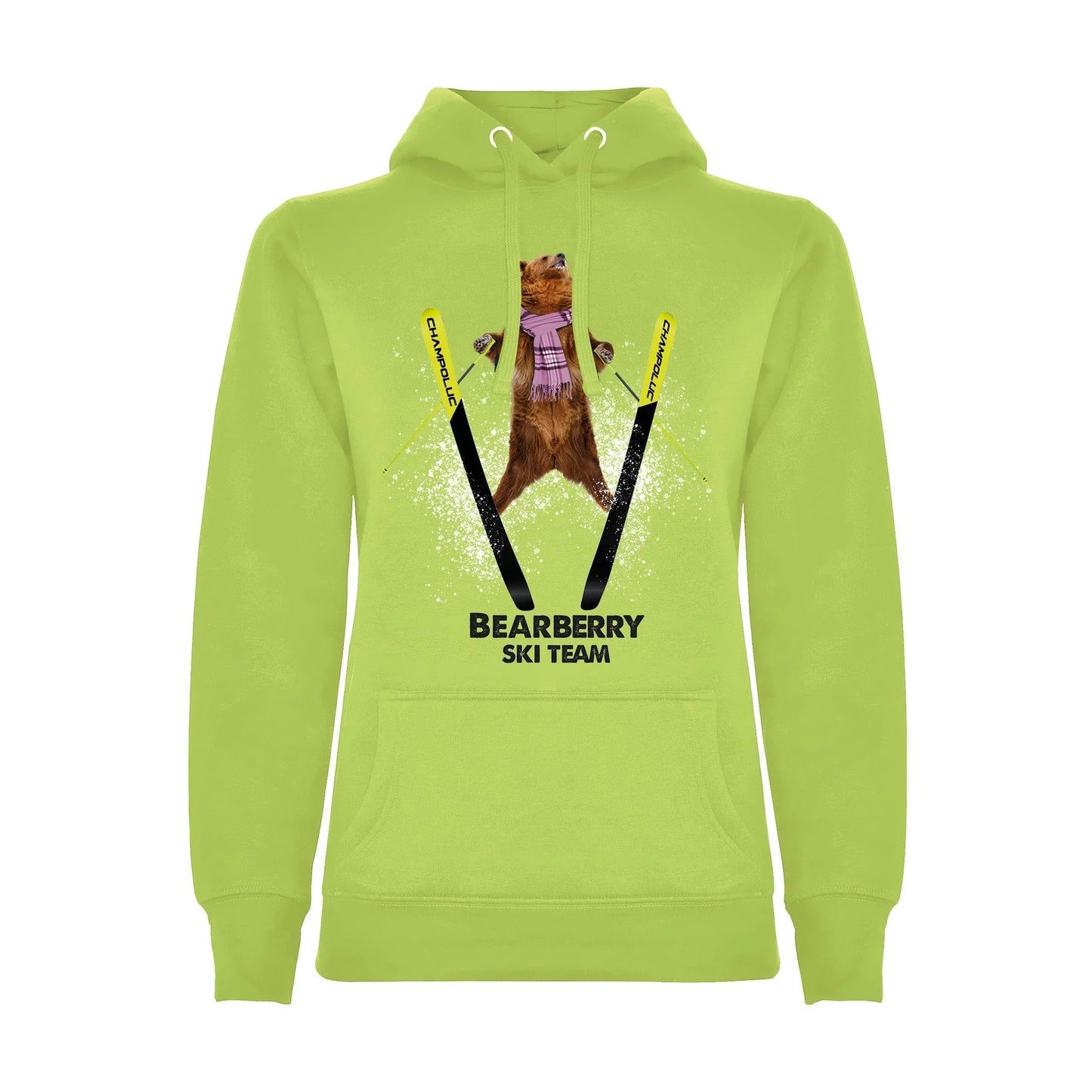 FELPA DONNA BEAR-011-W-FE PISTACCHIO