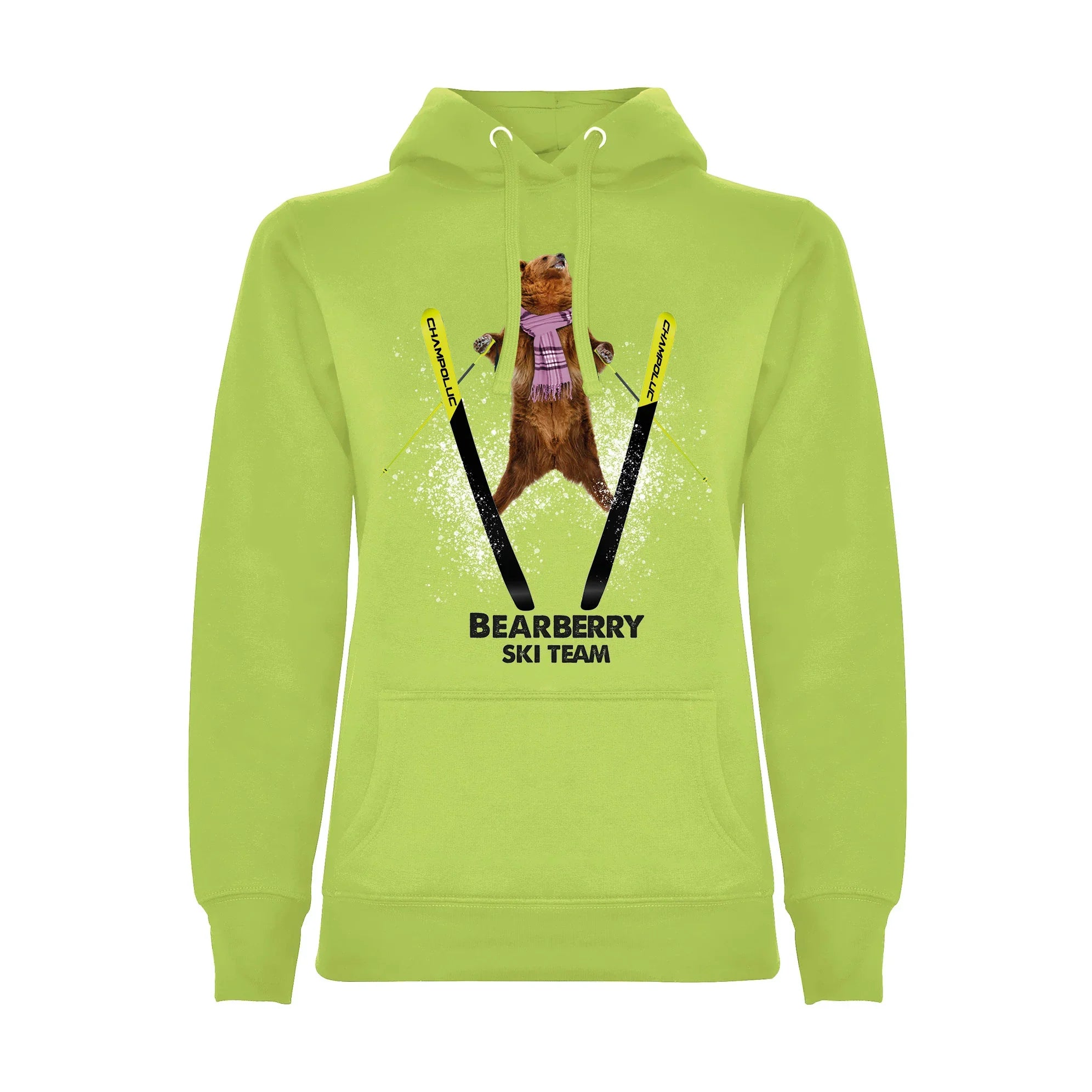 FELPA DONNA BEAR-011-W-FE PISTACCHIO