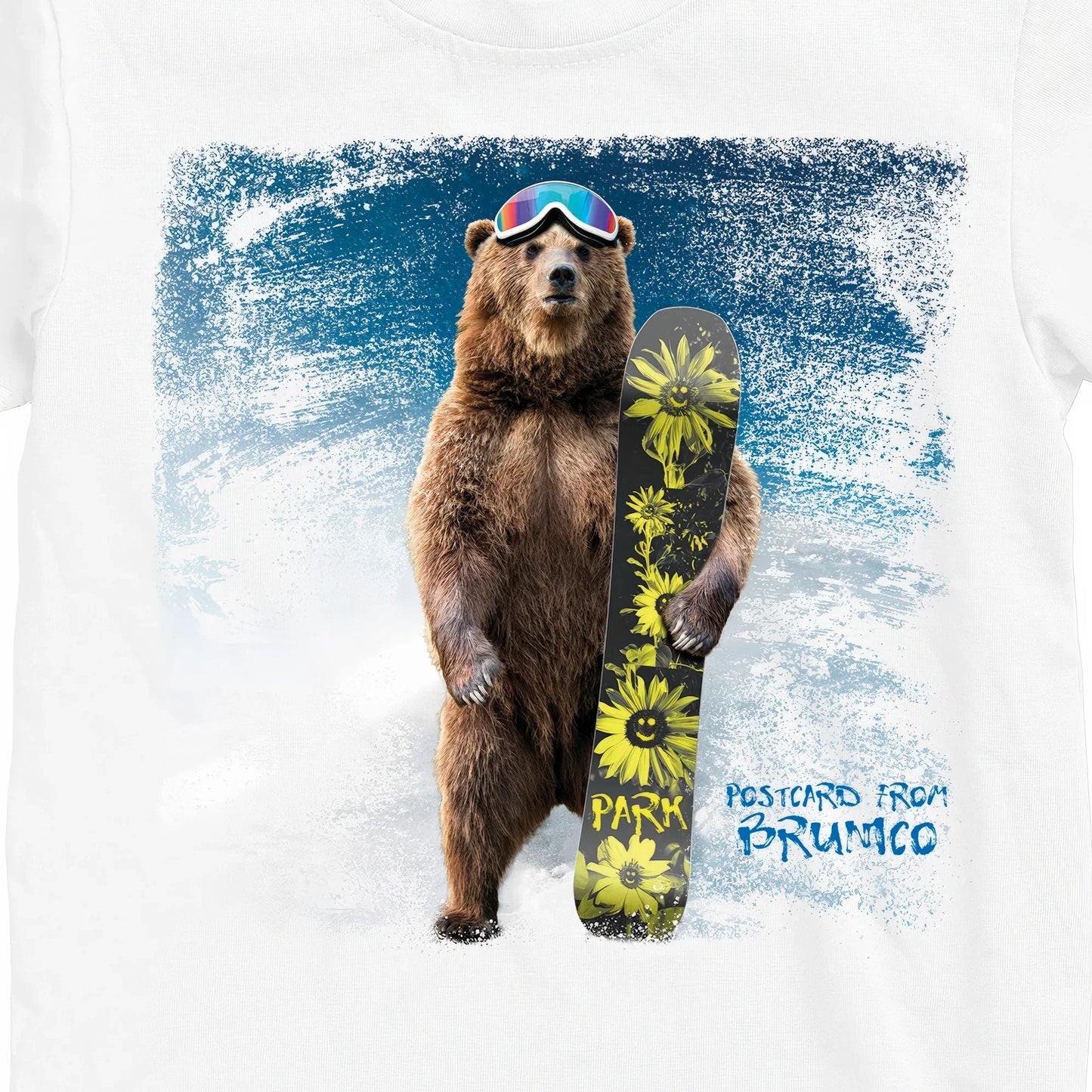 T-SHIRT UOMO BEAR-012-M BIANCO