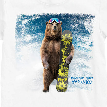 T-SHIRT UOMO BEAR-012-M BIANCO