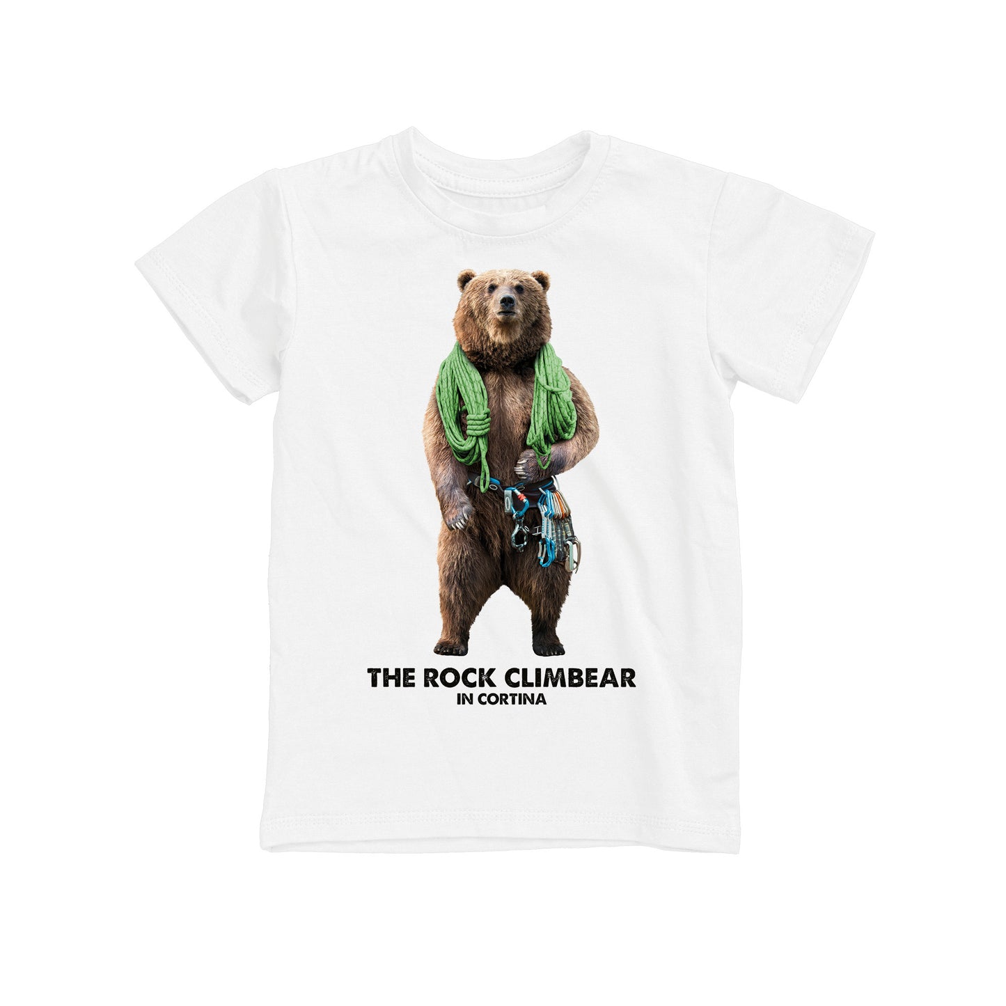 T-SHIRT JUNIOR BEAR-017-JM BIANCO