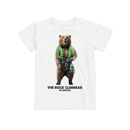 T-SHIRT JUNIOR BEAR-017-JM BIANCO