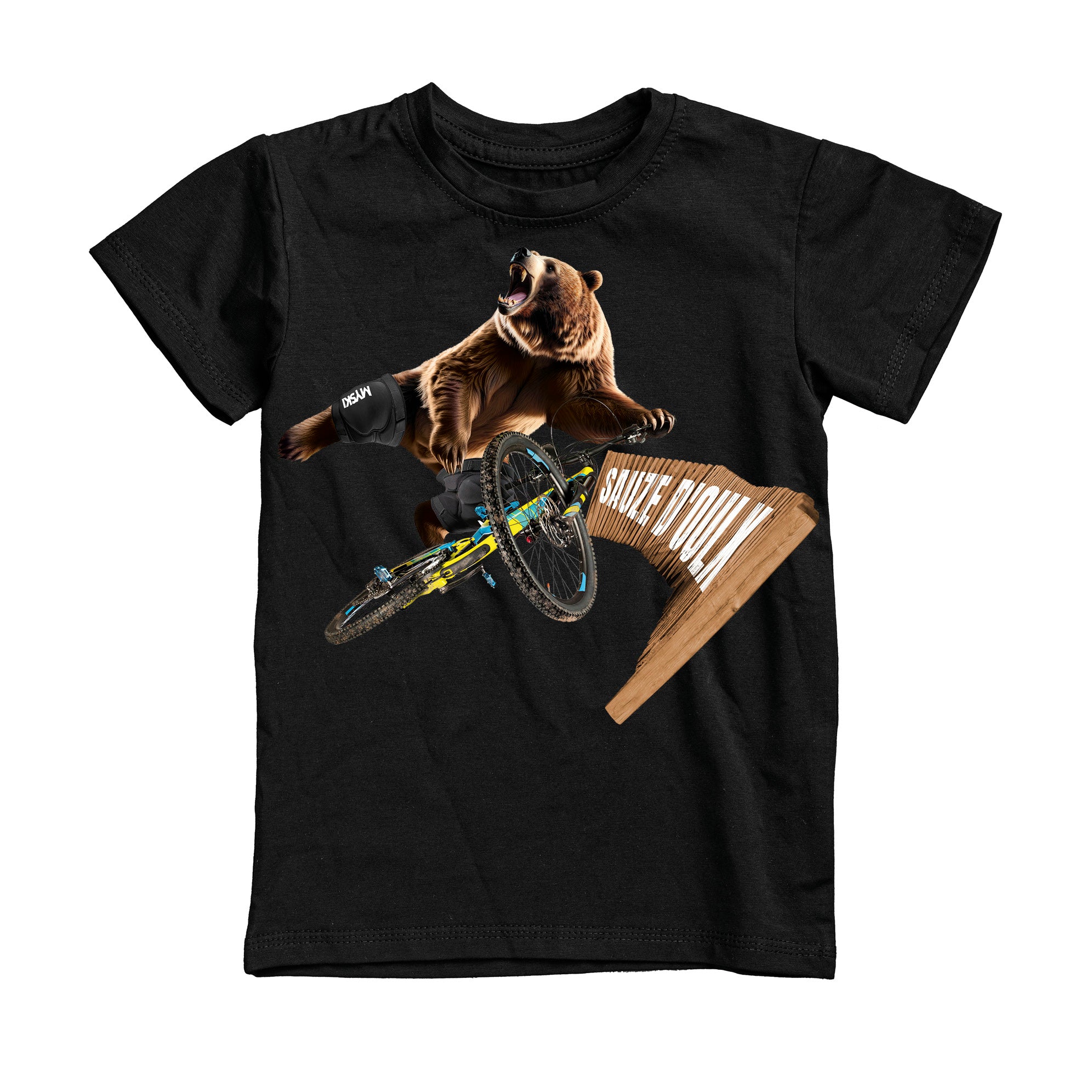 T-SHIRT UOMO BEAR-050-M NERO