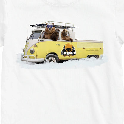 T-SHIRT UOMO BEAR-054-M BIANCO