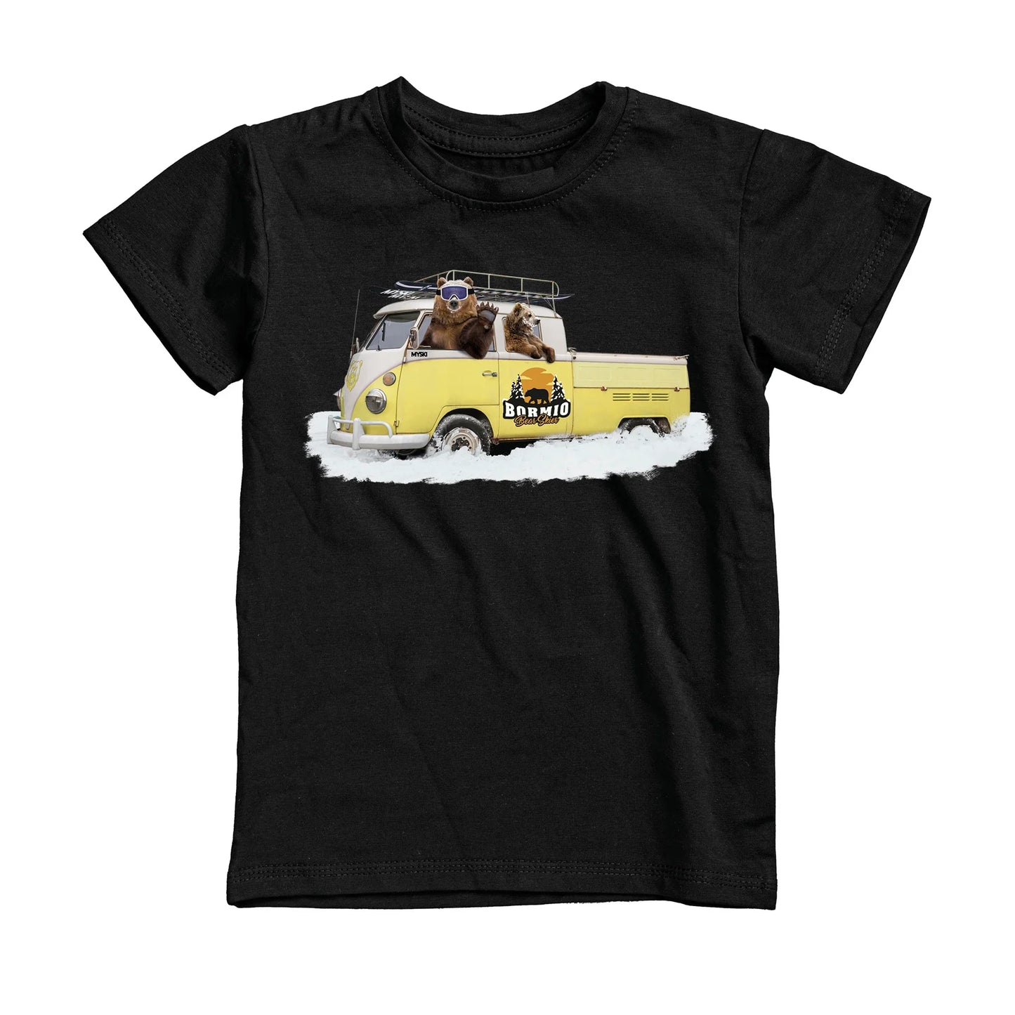 T-SHIRT UOMO BEAR-054-M NERO