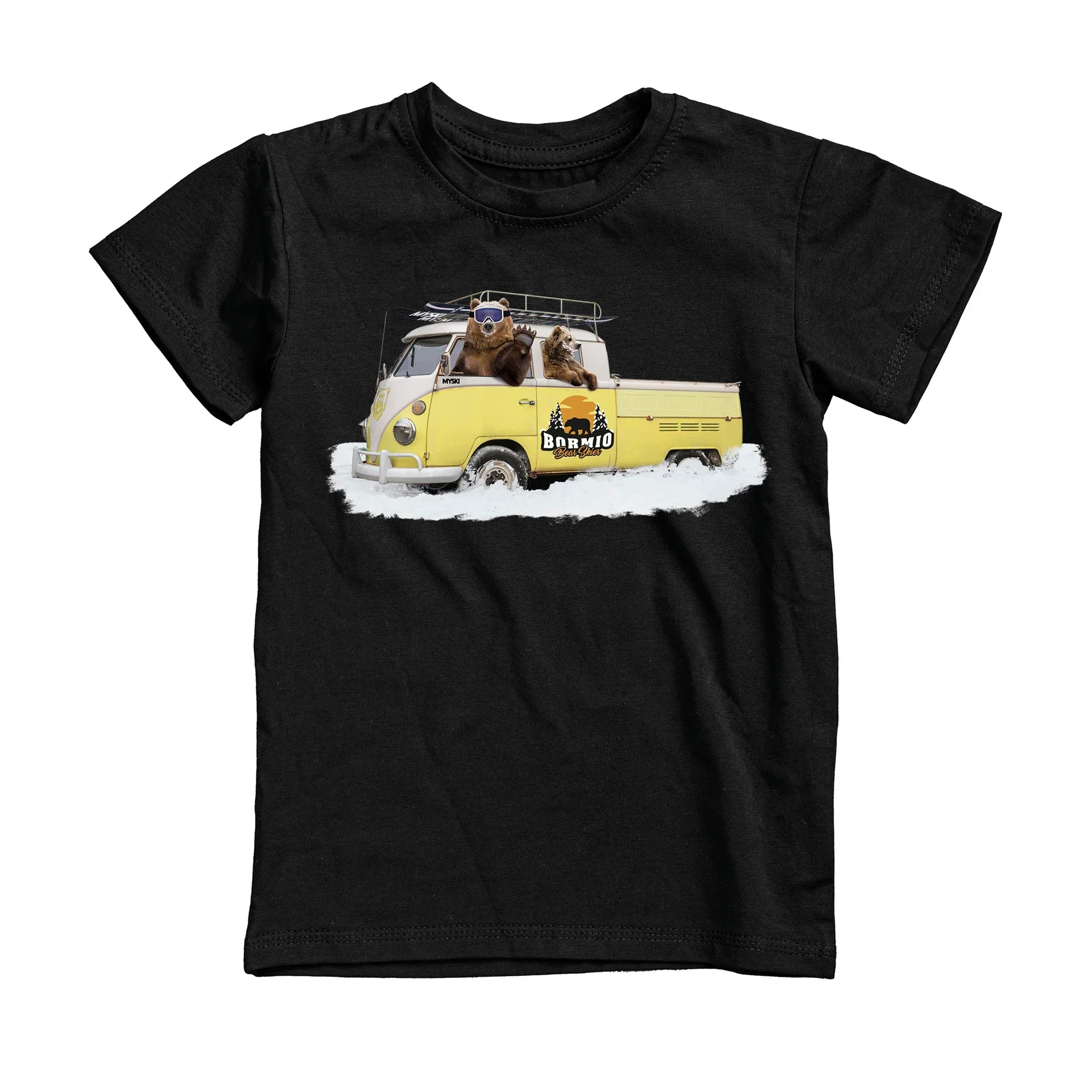 T-SHIRT UOMO BEAR-054-M NERO